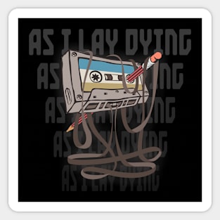 As I Lay Dying Cassette Sticker